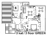 Apartment on the Green Floor (3rd floor)